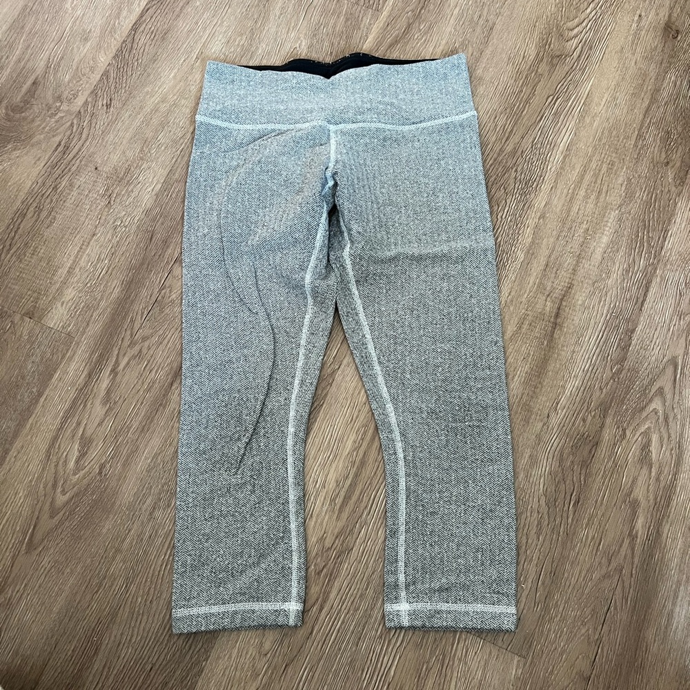 lululemon athletica Gray Patterned Leggings
